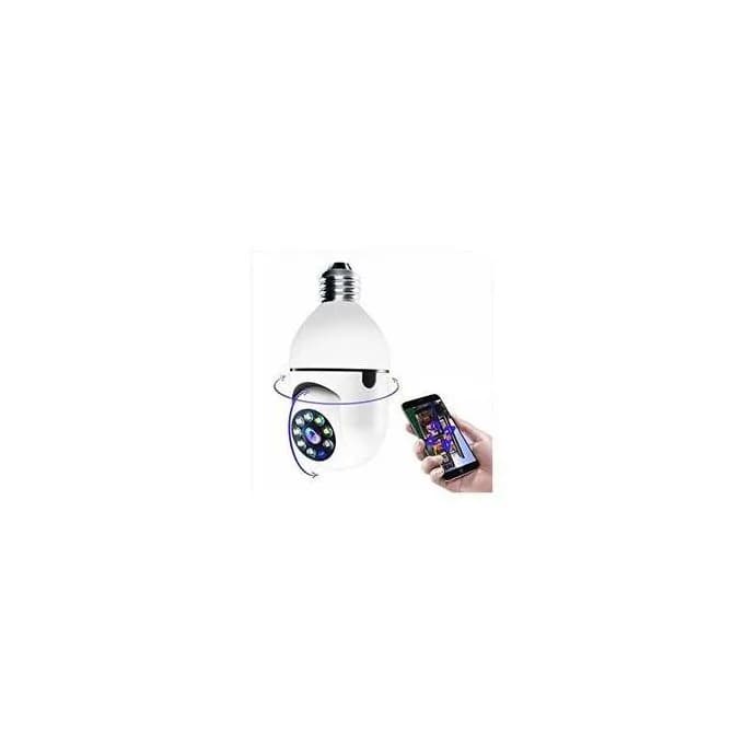 1080IP 360 Panoramic WiFi Smart Bulb Security Camera 2