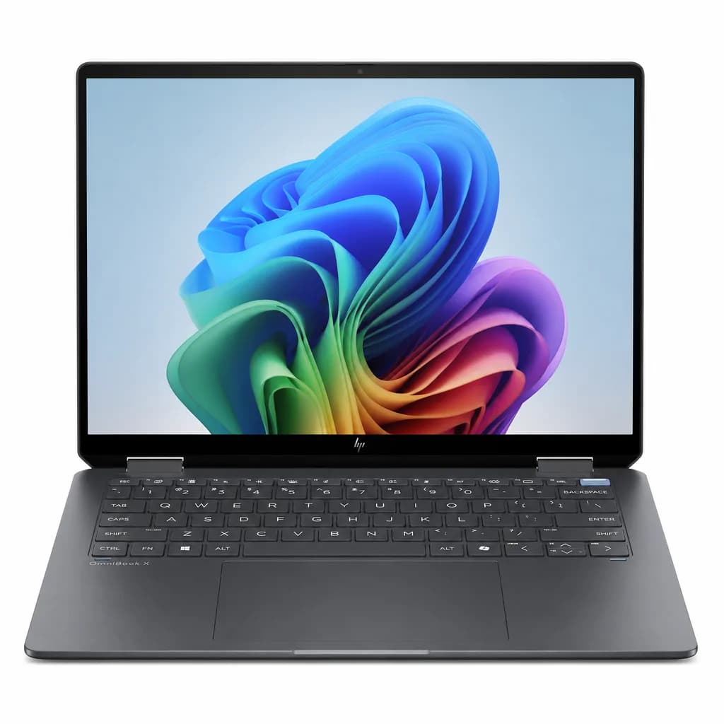 Hp Omnibook X Flip Laptopngai 14t-Fm000 Intel Core Ultra 7 256v Processor 16GB DDR5 1TB Plce Ssd Win 11 Home 14-Inch