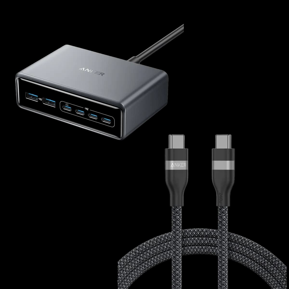 Anker Prime Charger - 200w 6-port Gan Charging (usb-c & Usb-a) 3