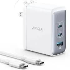 Anker 736 GaN II 100W USB C Charger 3 Port Fast Wall Charger 4