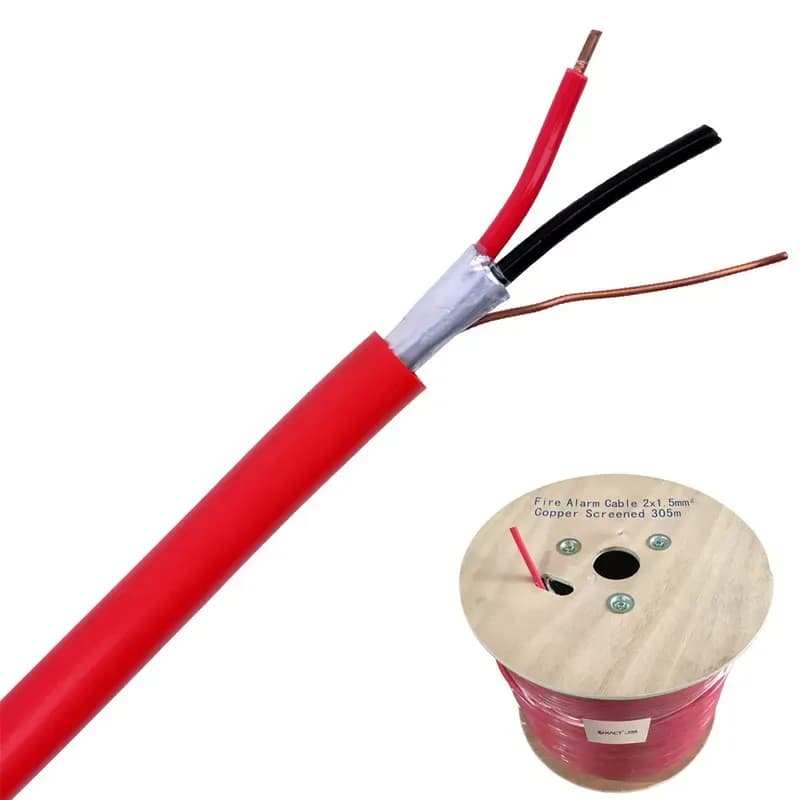 1.5mm 2-core Fire Alarm Cable Fire Resistant 200m Roll