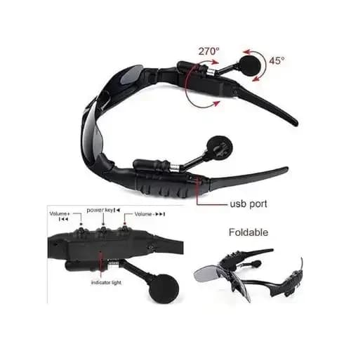 Spy Audio Recording Sunglasses with Call Answering Button 4