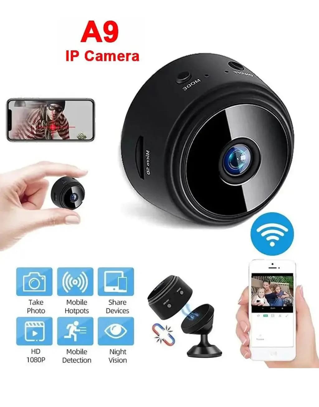 Mini Spy A9 Spy Camera 6