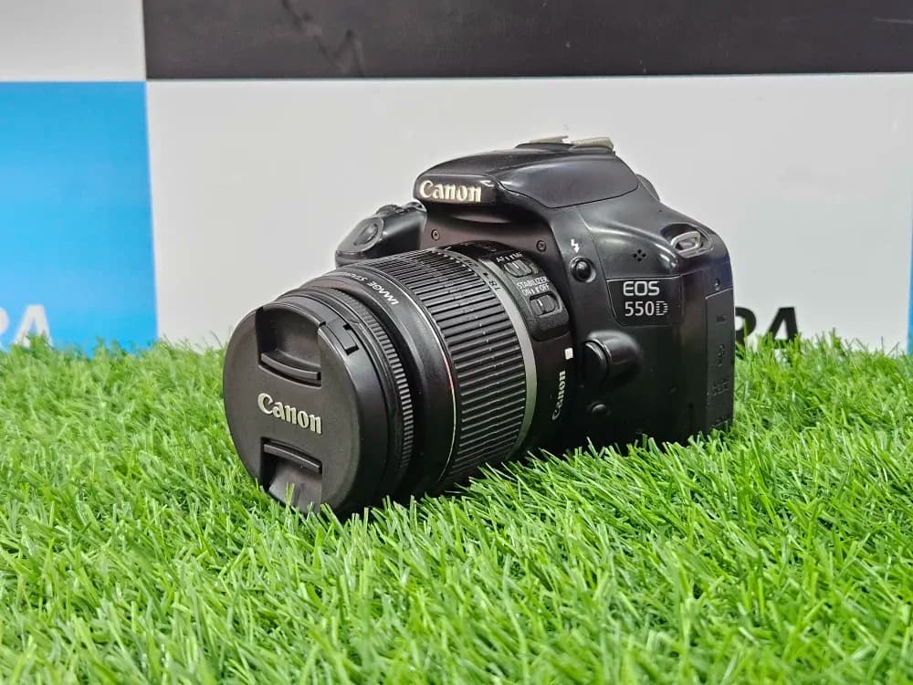 Canon Ink Cart Eos 550d Dslr Camera +18 - 55mm & 75-300mm Lens 2