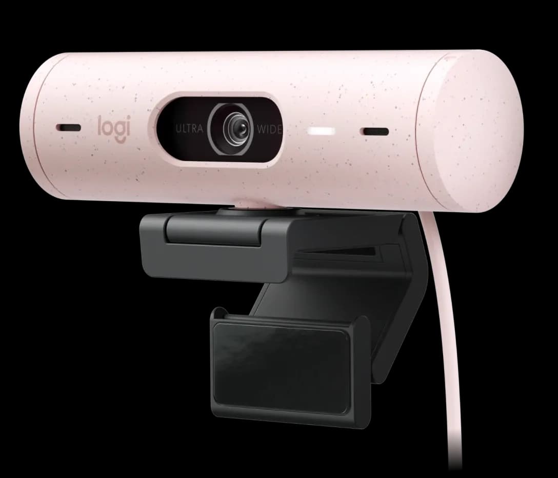 Logitech Brio 500 Full Hd Webcam, Auto Framing, Show Mode, Noise-reducing Mics, Privacy Shutter, Usb-c