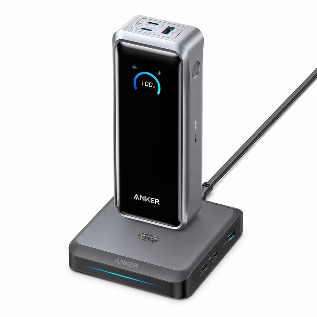 Anker Prime Power Bank 250W 100W Charging Base 3port 27650mAh