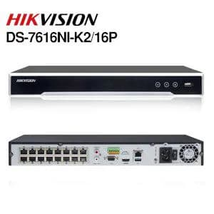 HikVision Ds-7616ni-q2/16p Hik 16 Channel 16 Poe 2k Nvr Network Video Recorder