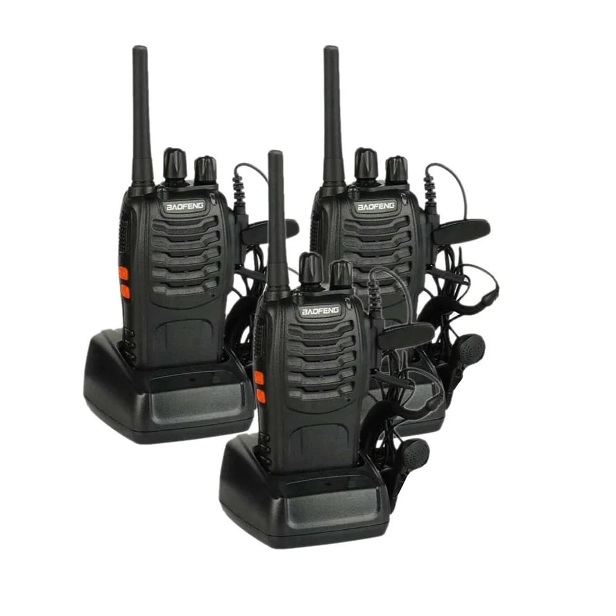 Baofeng BF-888S Walkie Talkie Two-Way Radio 3 Pieces – Black 2