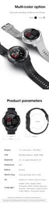 IP68 Waterproof Heart Rate Sleep Monitor Smart Watch 3