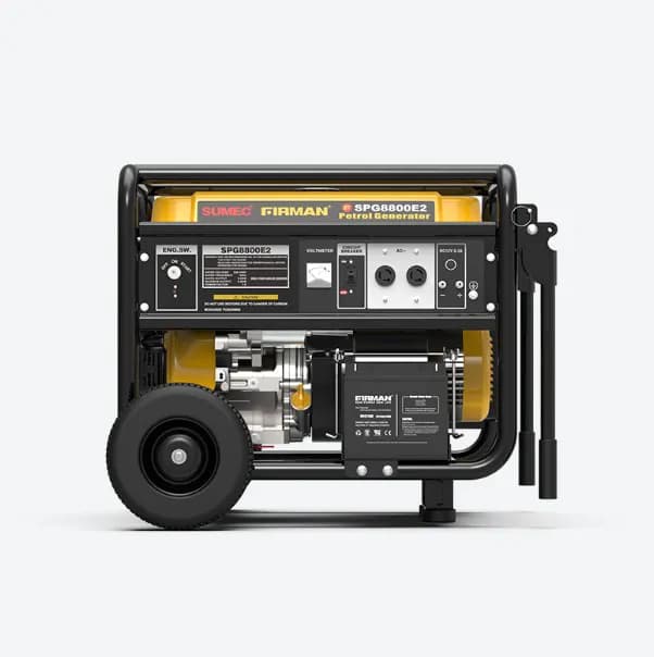 Firman Generator With Key Starter 6.6kva Spg-8800e2 5