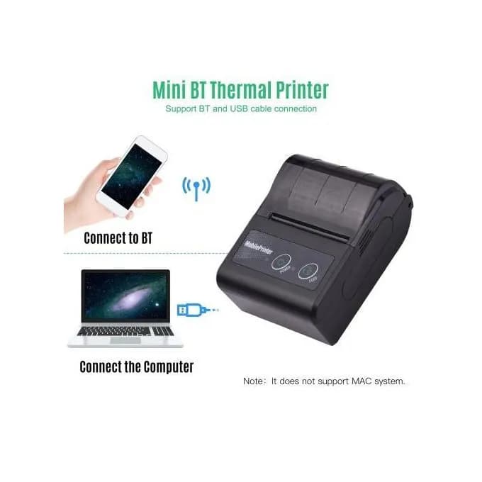 Mini Bluetooth Printer Thermal Printer 2