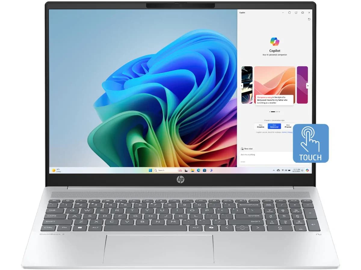 Hp Omnibook 5 Ai 16-Af1017wm Intel Core I7-255u Processor 16GB DDR5-5200 1TB Plce Ssd Win 11 Home 16-Inch 2