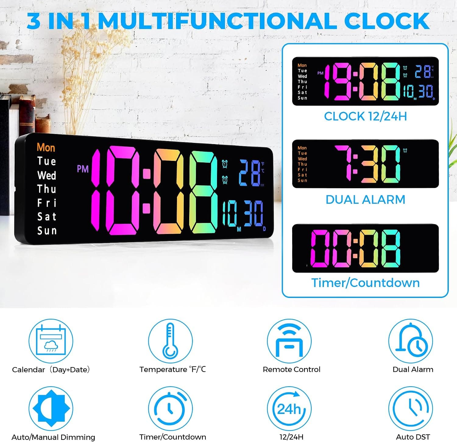 Clock Timer Display 5529 5