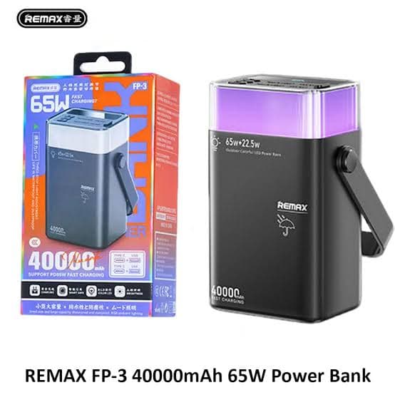 Remax Fp-3 40000mAh 65w Fast charging Powerbank 2