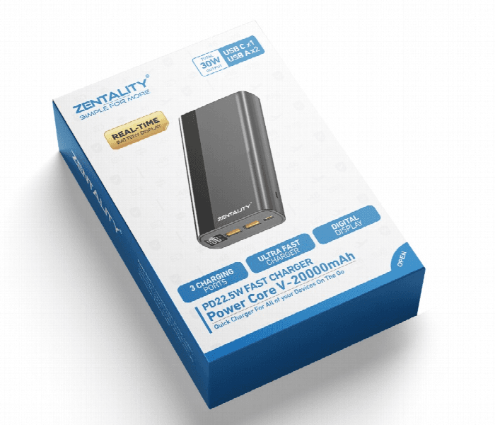 Zentality Powerbank 20000mAh Super Power X1 P026 4