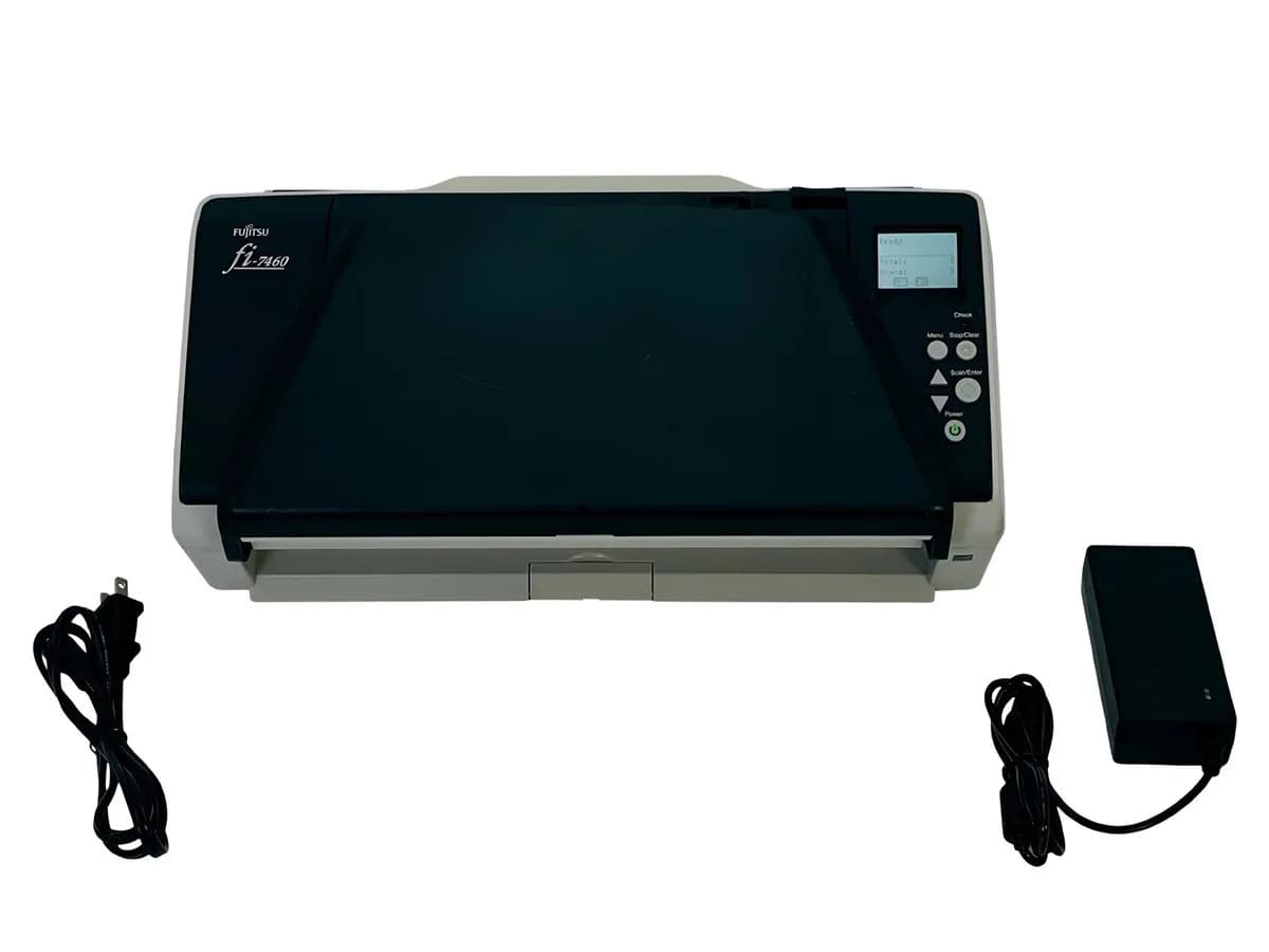 Fujitsu Fi-7460 A3 Wide Format ADF Document Scanner with warranty 4