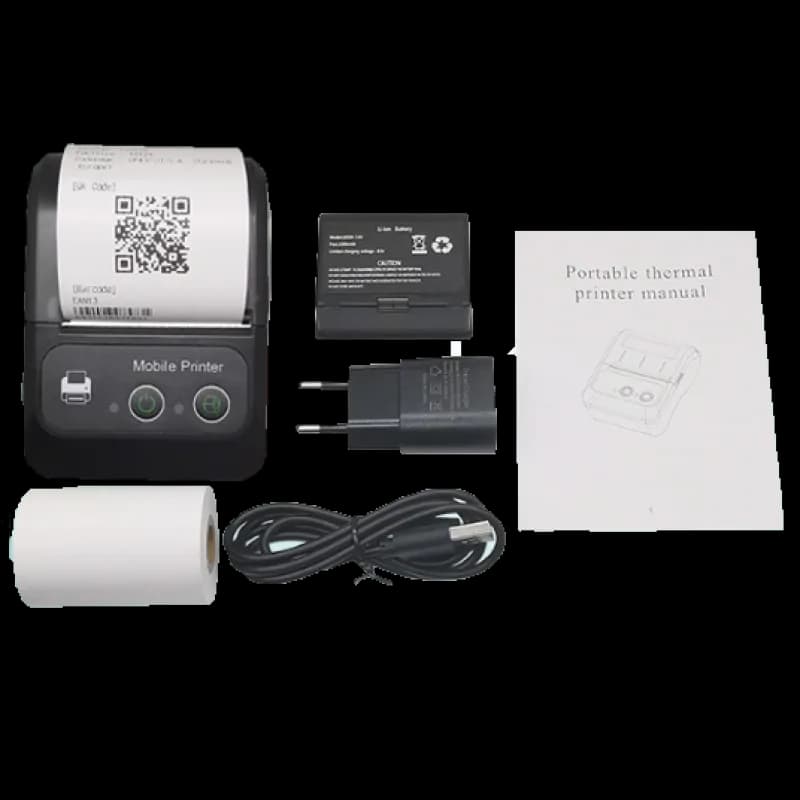 Xpro Xrp-531 Mini Bluetooth Thermal Printer With Accessories 2