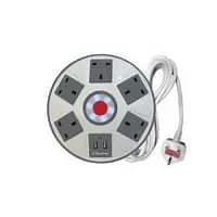 Binatone 5 X Fit All Multi-socket With 2 Usb Outputs 5
