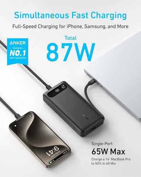 Anker 20k 87w power bank 2