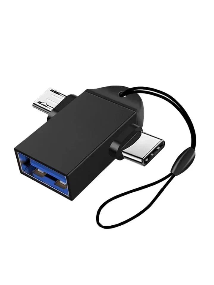 3-in-1 OTG Connector Port Adapter