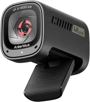 Ankerwork C310 Webcam, 4k Webcam, 12 Megapixel, Ai Auto Focus, Ai Framing, Ai Noise
