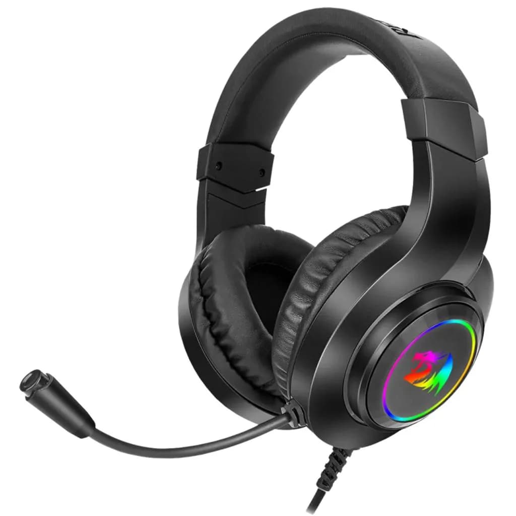 Wired Headphones With Microphone Light