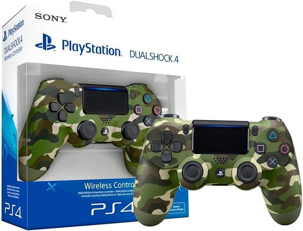 Sony Dualshock 4 Controller Green Camouflage V2