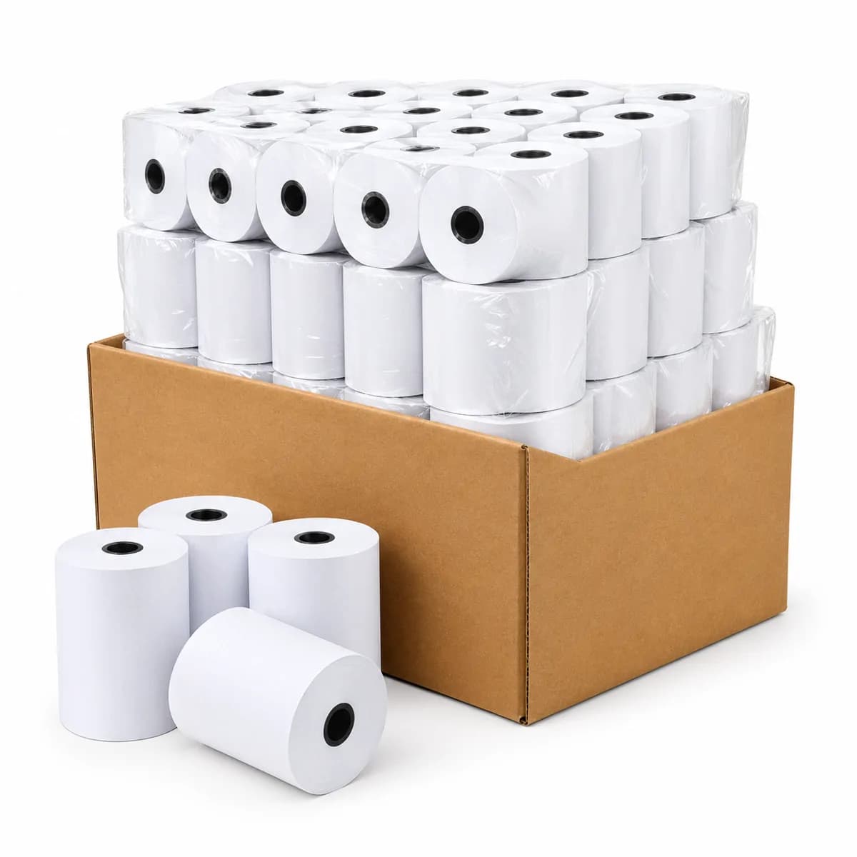 POS 80mm Thermal Receipt Printer Paper – 50 Rolls