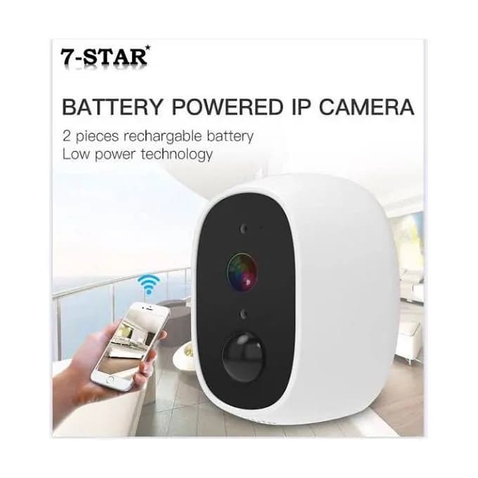 Wifi Wireless Battery Powered Outdoor - Indoor Security Camera
