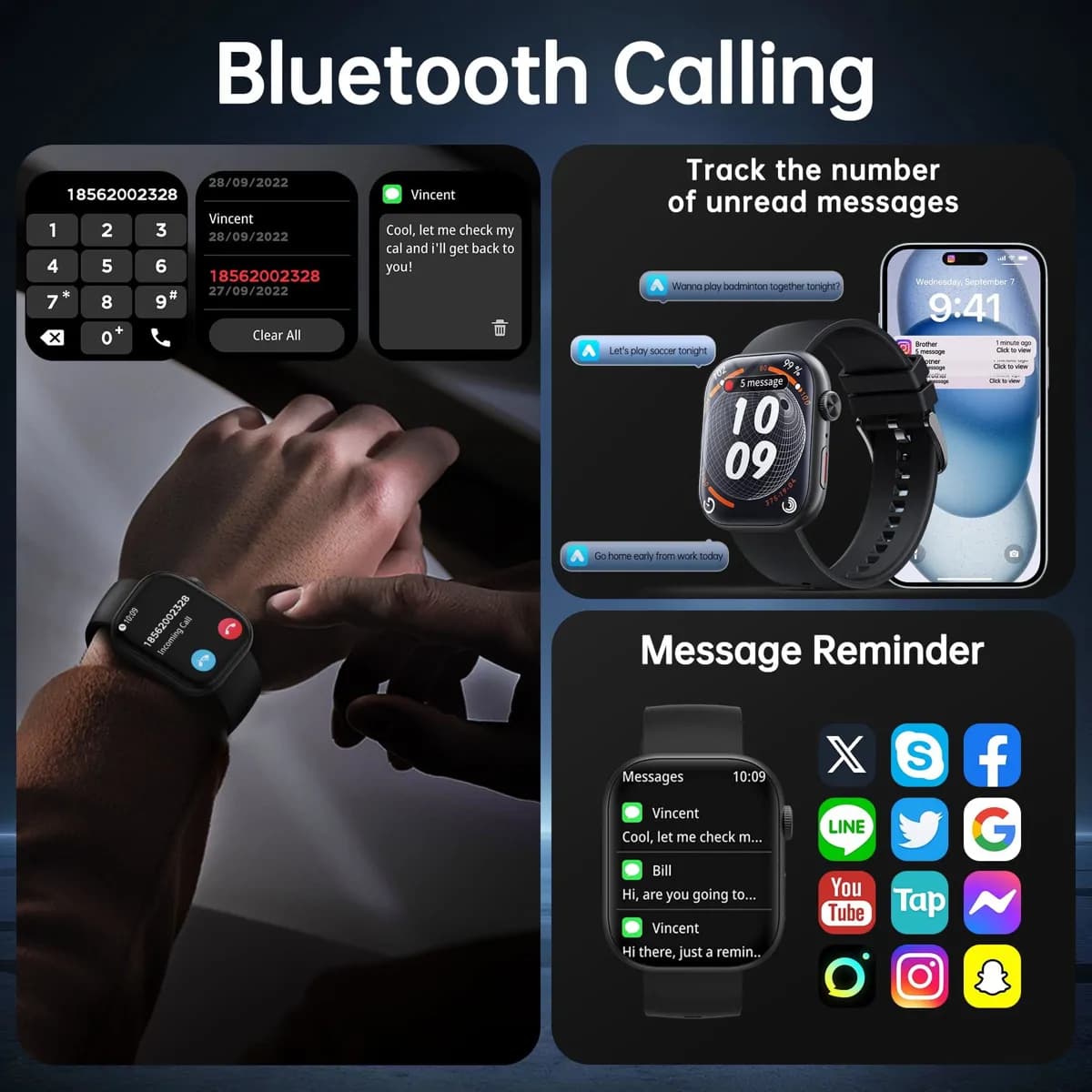 Smartwatch - 49mm - Enabled For Calls And Messages