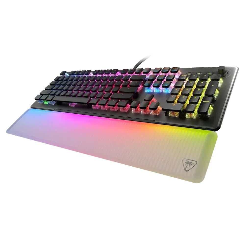 Turtle Beach Vulcan II Max Optical-mechanical Rgb Gaming Keyboard - Customizable Rgb Keys & Palm Rest