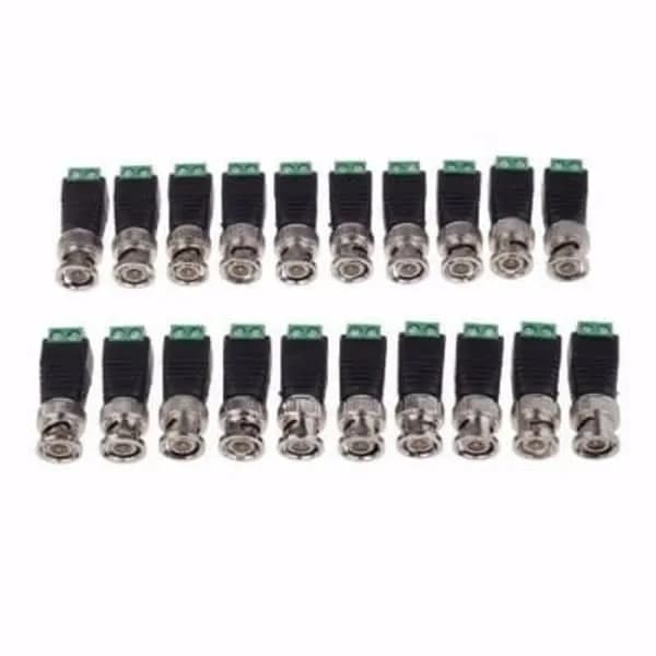 Cctv Bnc Video Balun - Video Transceiver - 20 Pieces