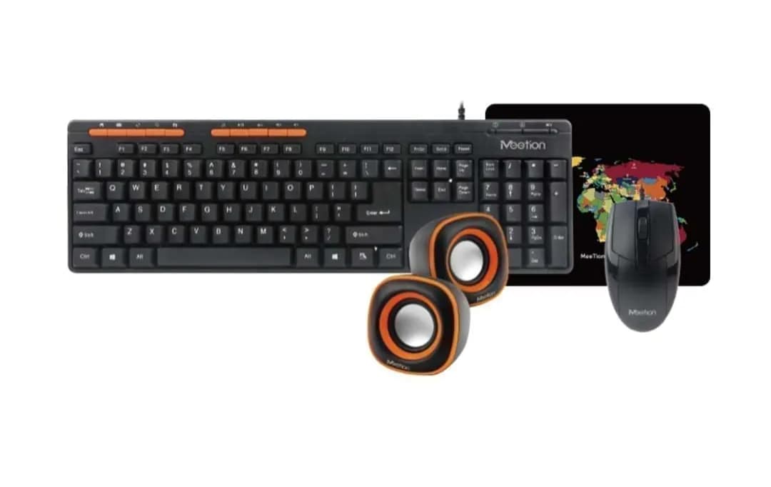 MEETION C105 USB STANDARD 3 IN 1 WIRED COMBO KEYBOARD AND MOUSE
