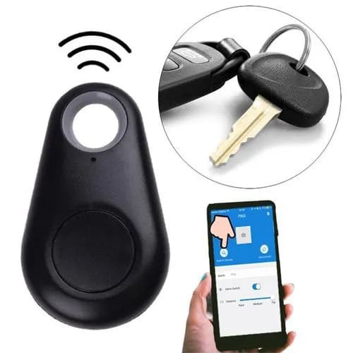 Bluetooth GPS Tracker Anti-Lost Device for Keys Car & Kids Black