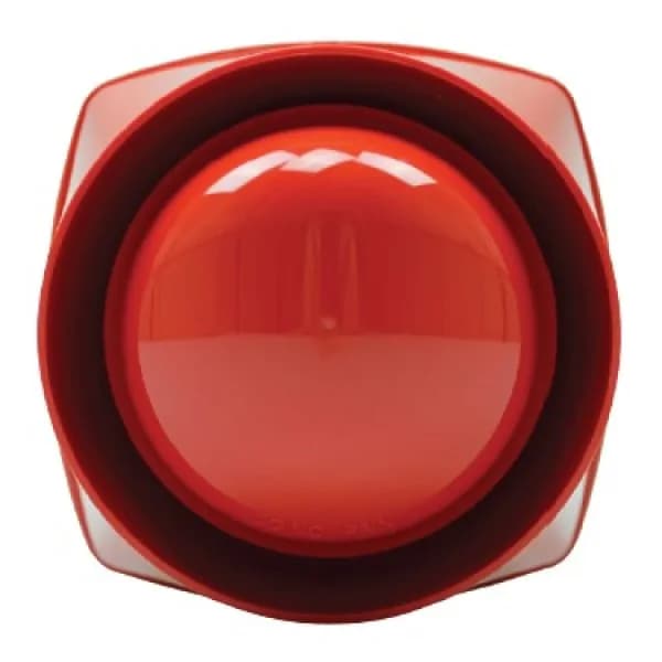 Gent S3-S-R S-cubed Addressable Fire Alarm Sounder Red Body
