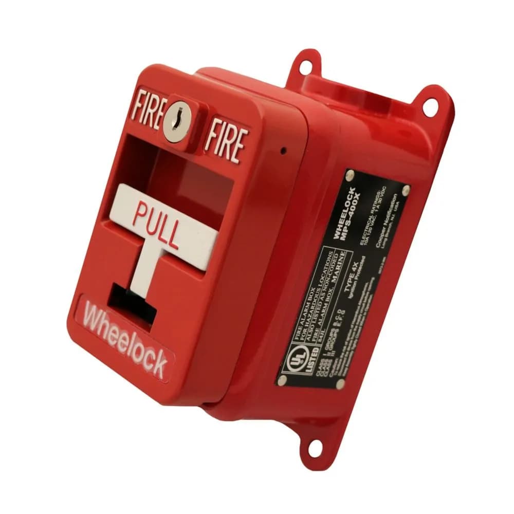 Wheelock Manual Fire Alarm Pull Station