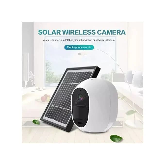 Wireless Solar Cctv Camera - Wifi Hd 1080p Outdoor Ip Camera