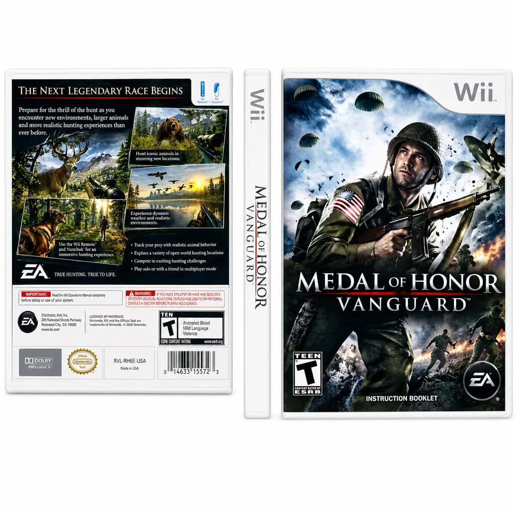 Medal of Honor Vanguard – Nintendo Wii – NTSC