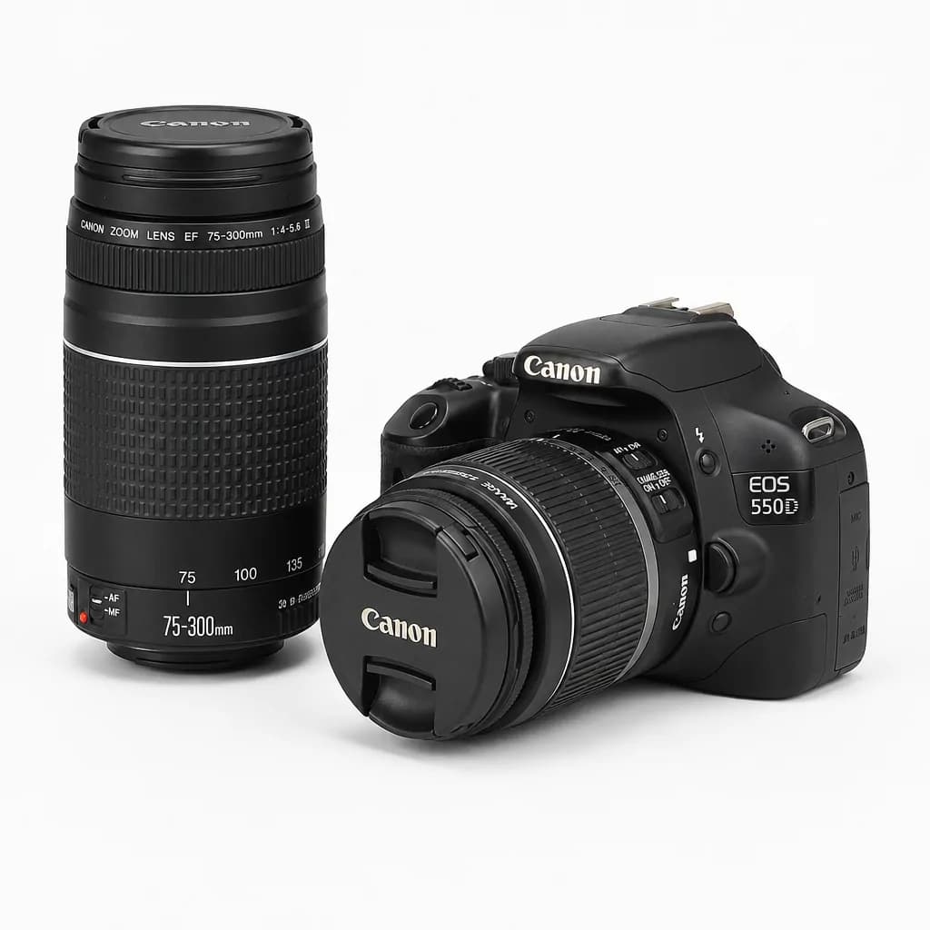 Canon EOS 550D DSLR Digital Camera with 18-55mm Lens