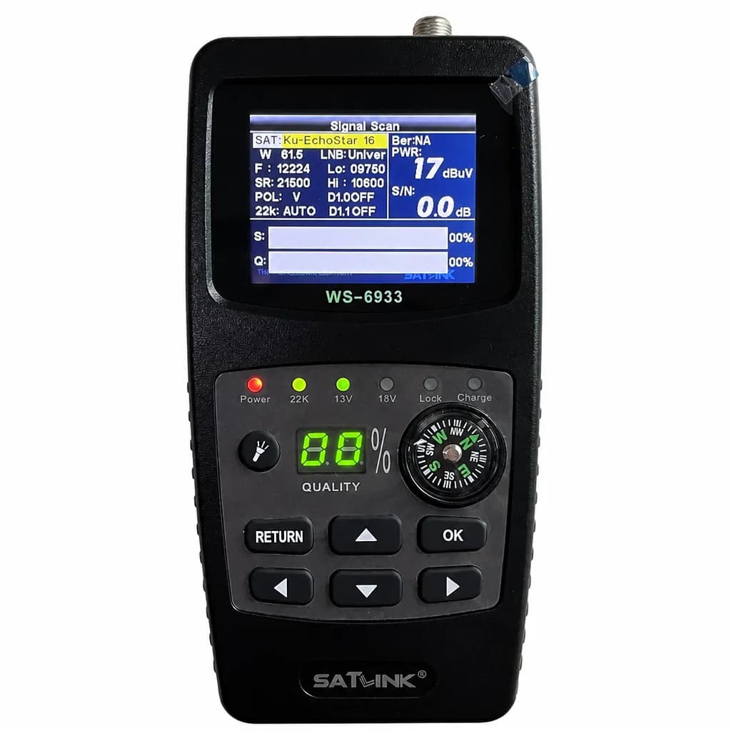 3.5" Satellite Signal Finder Video Meter & CCTV Tester