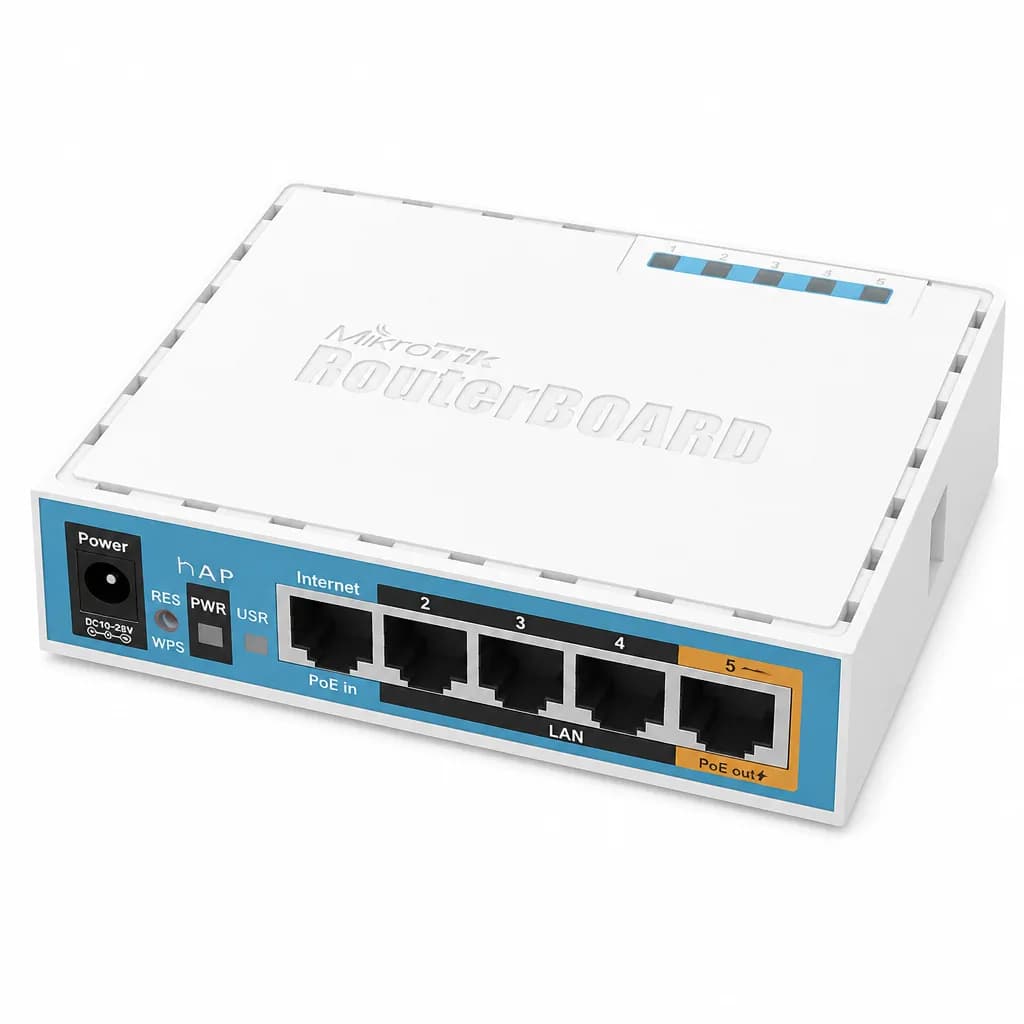 MikroTik hEX PoE Lite RB750UPr2 5-Port Router with PoE