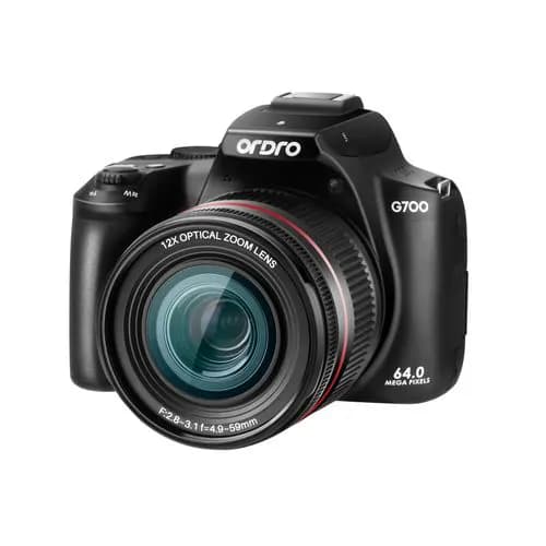 ORDRO 64MP 18X Optical Zoom Camera - 3" flip screen