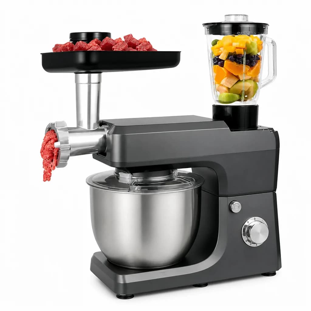 Binatone Kitchen Machine And Yam Pounder - Km-1300 - 1200W 3 In 1