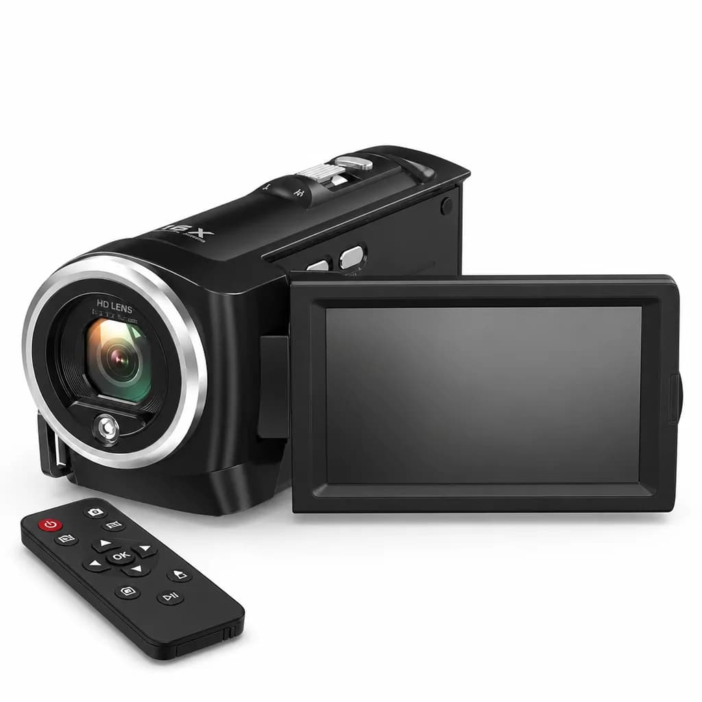 2.7k Camcorder With Remote Control