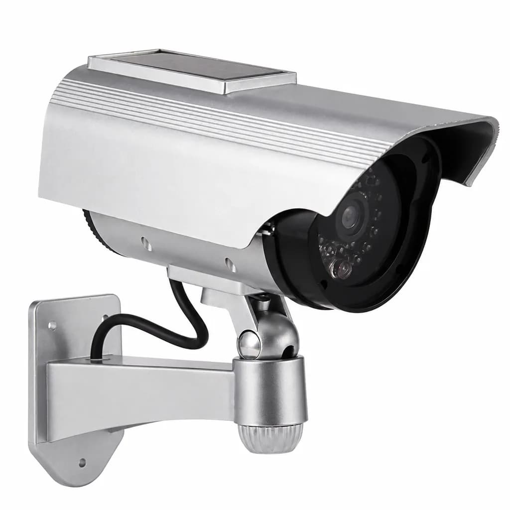Solar Powered Limitation Camera/ CCTV Camera - Sliver