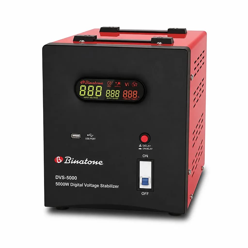 Binatone Digital Voltage Stabilizer - Dvs-5000 - 5000VA