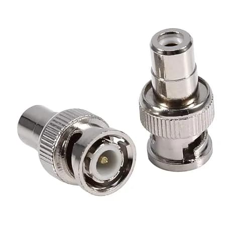 10pcs-bnc Male To Av Female Plug Connector