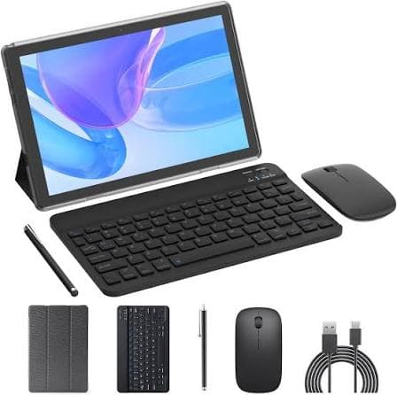 TRIFONE X1007 5G Tablet PC 10.1 Android Tablet with Keyboard & Mouse