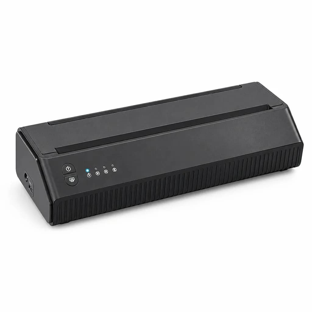 Bluetooth Tattoo Stencil Printer – Black Thermal Printer Machine