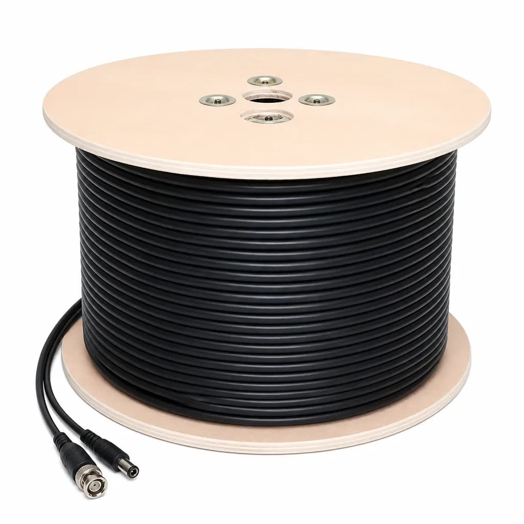 Unic CCTV Two-in-One Cable (Video & Power) – 300m Roll